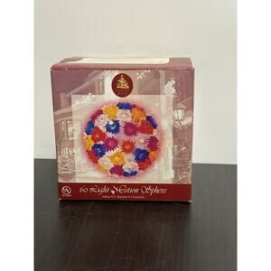 Enchanted Forest 60 Light Motion Sphere White Lights 5" 4 Functions 2002 Menards